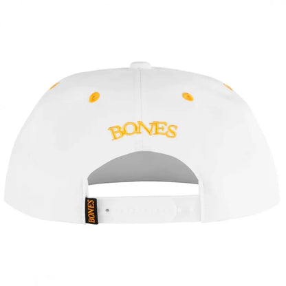 Bones Pushing Up Daisies Low Pro Cap - White