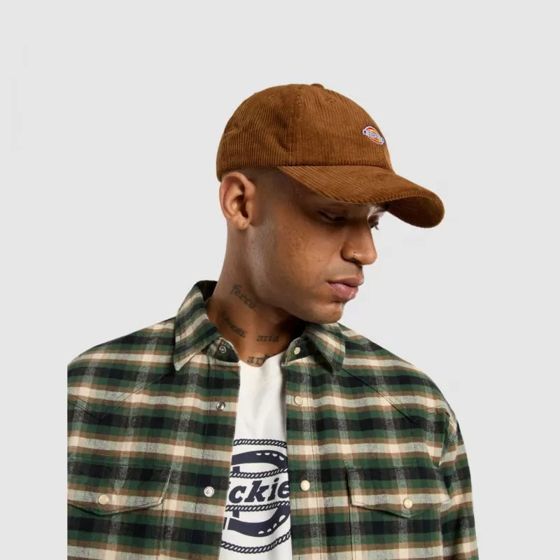 Dickies Hardwick Cord Brown Cap