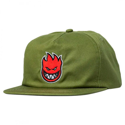 Boné Spitfire Bighead Fill Snapback - Olive Red