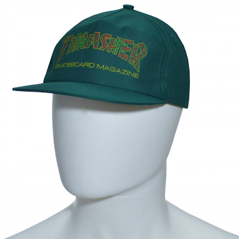 Boné Thrasher Davis Snapback - Verde
