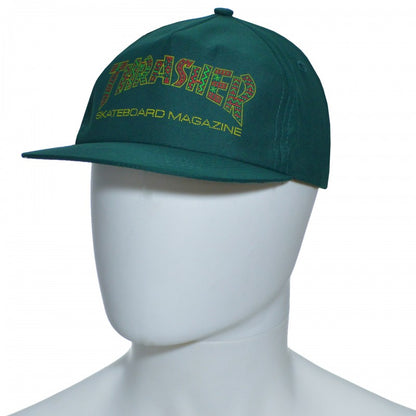Boné Thrasher Davis Snapback - Verde