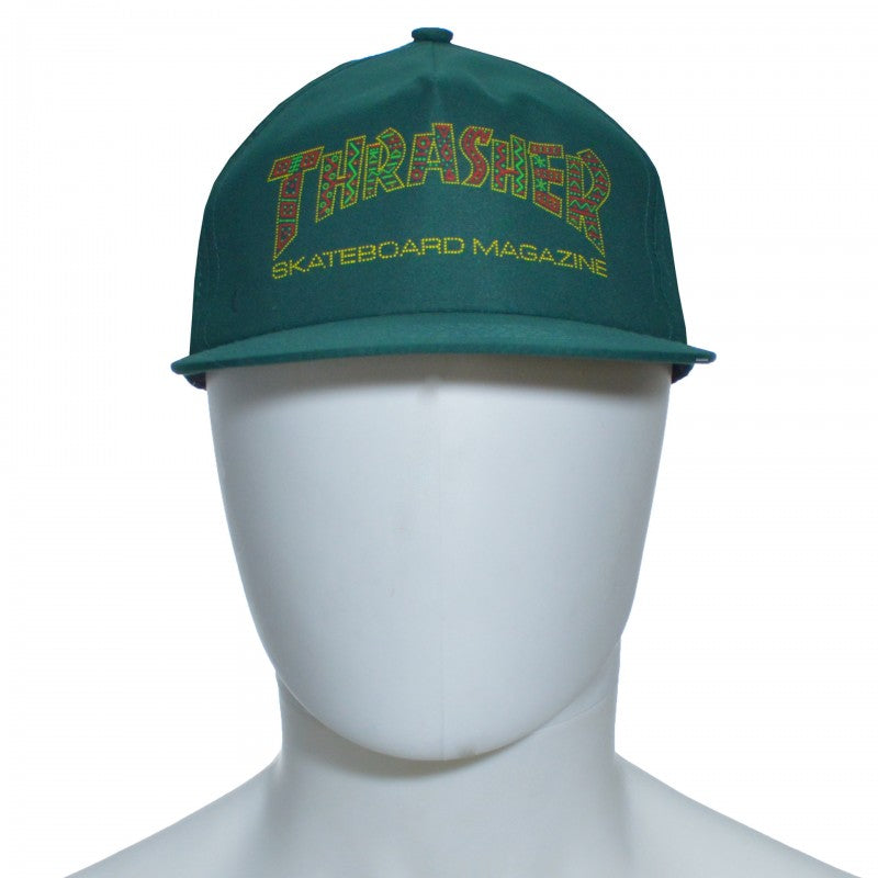 Boné Thrasher Davis Snapback - Verde