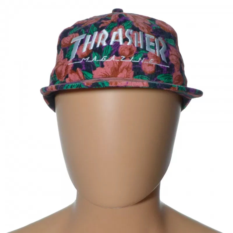 Boné Thrasher Mag Logo - Pink Floral