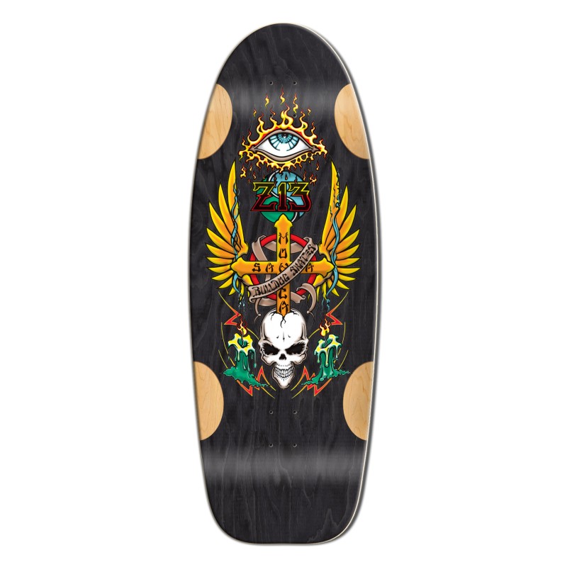 Bulldog Z 13 Black Limited Edition Old School Skateboard Deck 11.875"