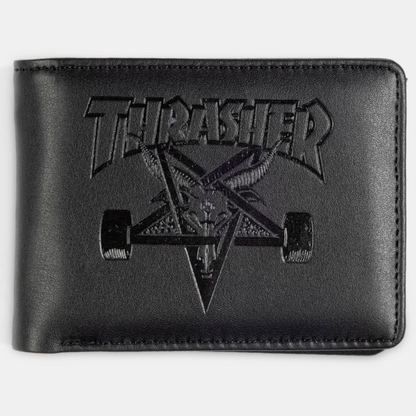 Thrasher Skategoat Leather Wallet - Black