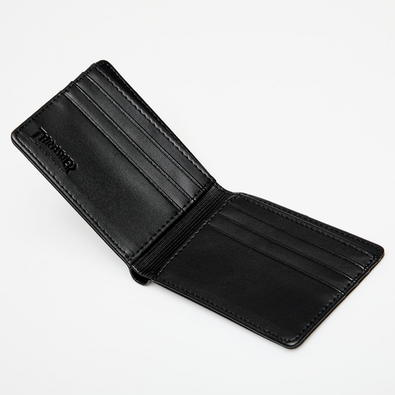 Thrasher Skategoat Leather Wallet - Black