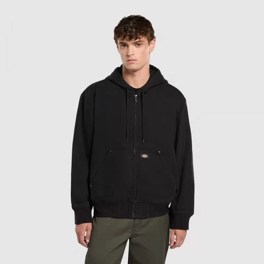 Dickies Unlined Canvas Hooded Jacket - Black