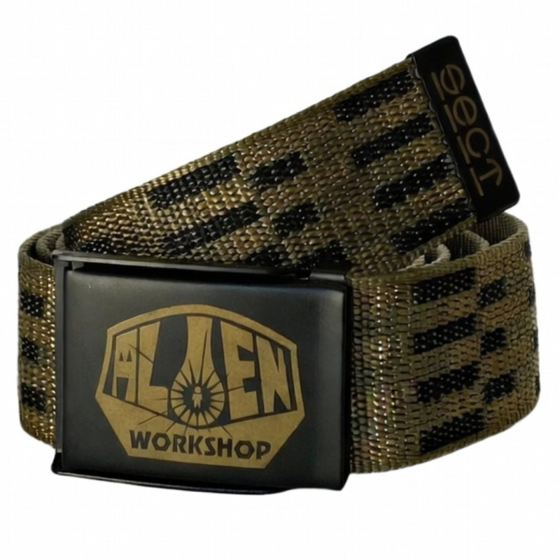 Alien Workshop Stripes Belt - Army Green