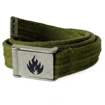 Black Label Flame Belt - Army Green