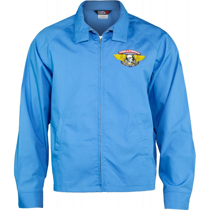 Powell Peralta Winged Ripper Windbreaker - Blue Postcard