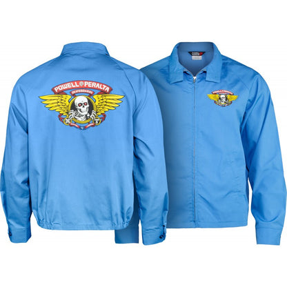 Powell Peralta Winged Ripper Windbreaker - Blue Postcard