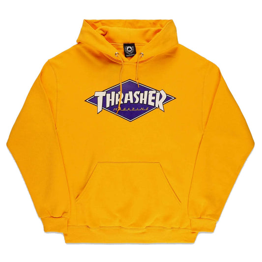 Sweat Hood Thrasher Diamond Logo Amarelo