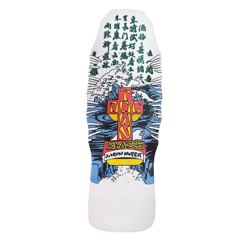 Dogtown Aaron Murray Fingers 80s White Skateboard Deck 10.219"