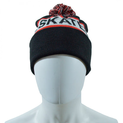 Beanie Girl Sonic Pom Black/Red