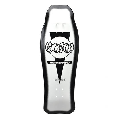 Hosoi Hammerhead Double Kick Old School White Skateboard Deck 10.25"