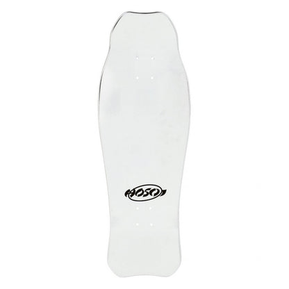 Hosoi Hammerhead Double Kick Old School White Skateboard Deck 10.25"