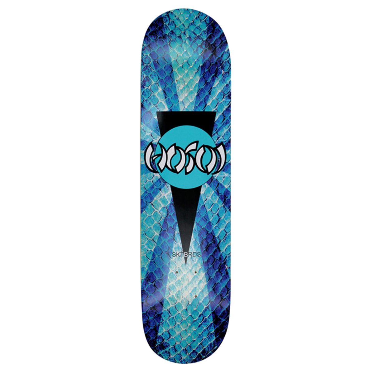 Hosoi Snakeskin Blue Popsicle Skateboard Deck 8.0"