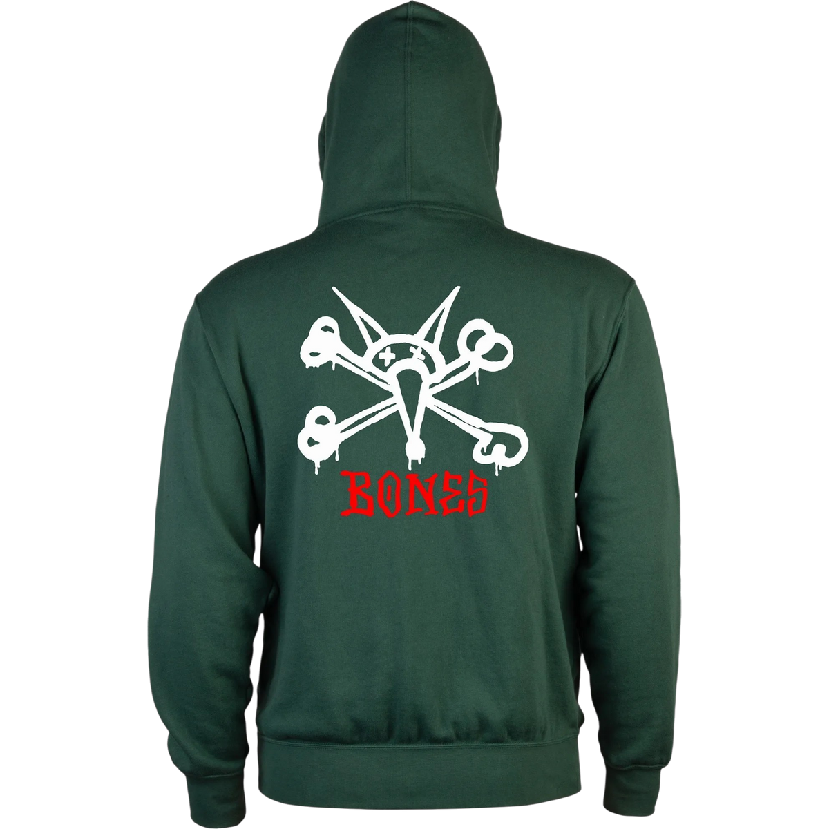 Powell Peralta Sweat Hood Zip Rat Bones - Alpine Green