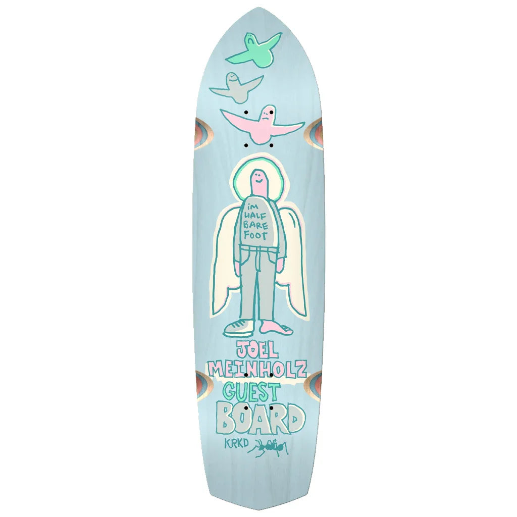 Krooked Joel Meinholz Zig Zagger Skateboard Deck 8.62"