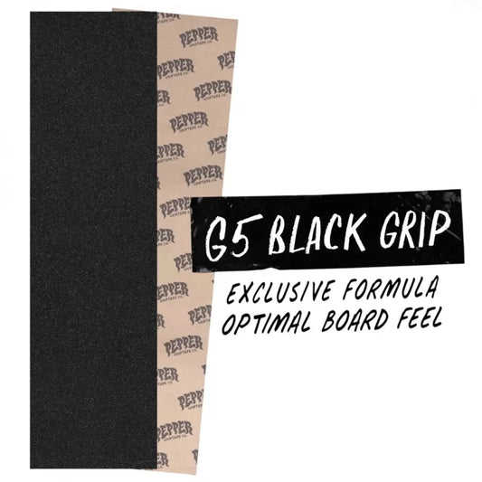 Pepper G5 Black Griptape 9.0"