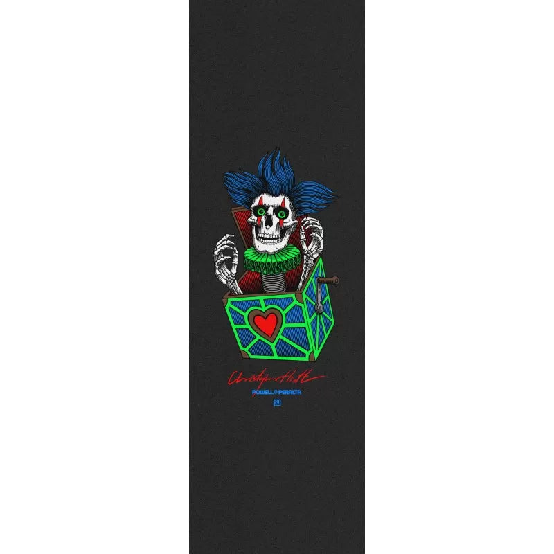  Powell Peralta Chris Hiett Skull Black Griptape