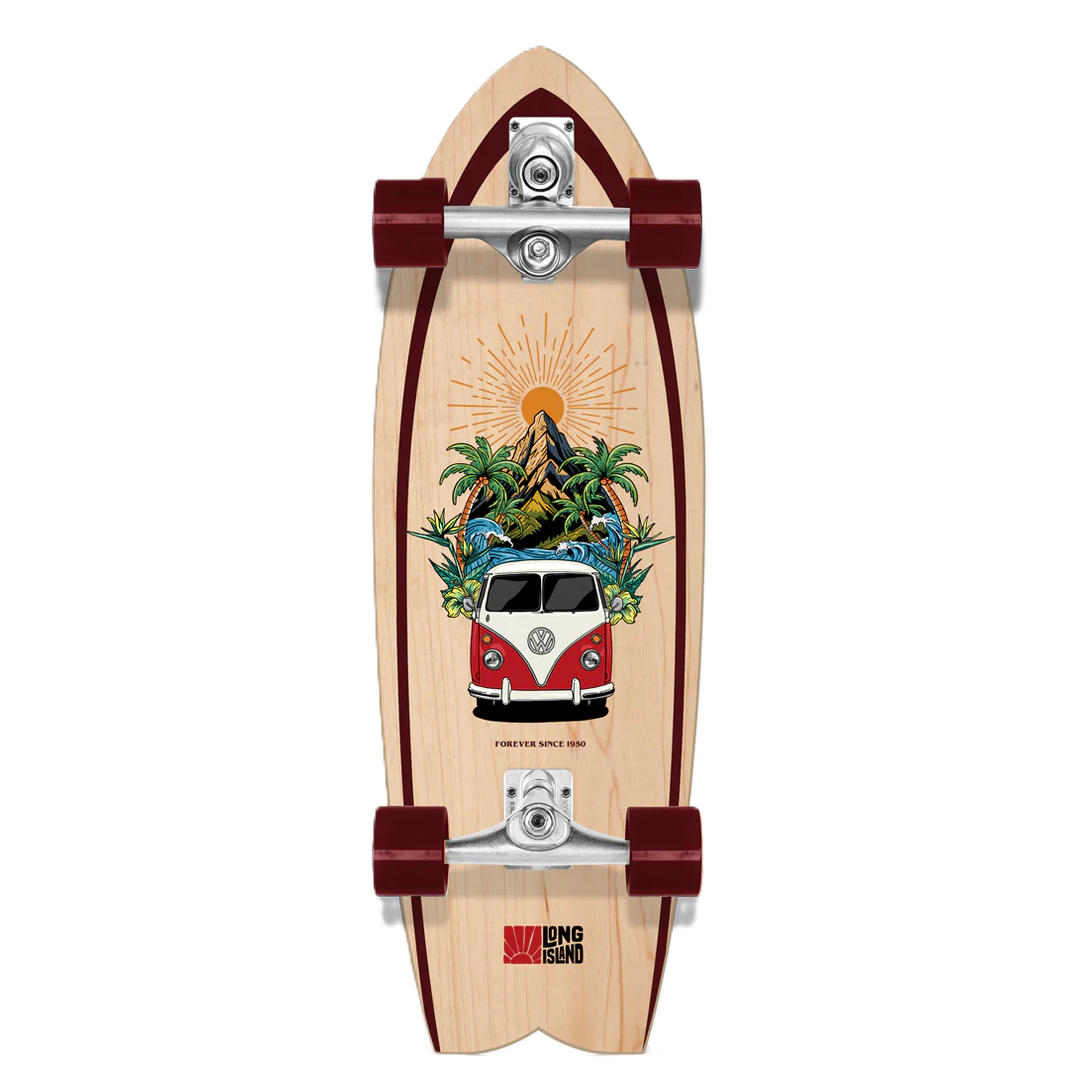 Long Island X Volkswagen California 75th Complete Surfskate 30"