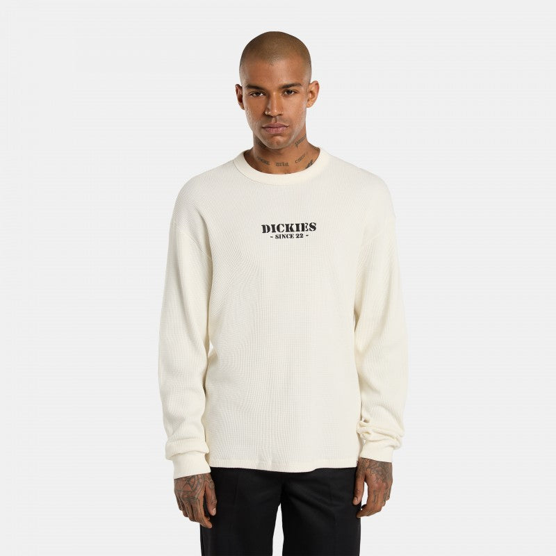 Longsleeve Dickies Waffle - White