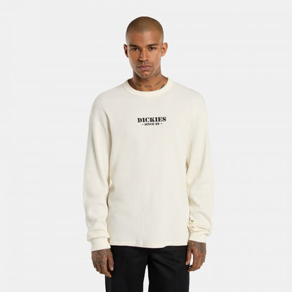 Longsleeve Dickies Waffle - White