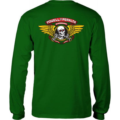 Longsleeve Powell Peralta Winged Ripper - Forest Green
