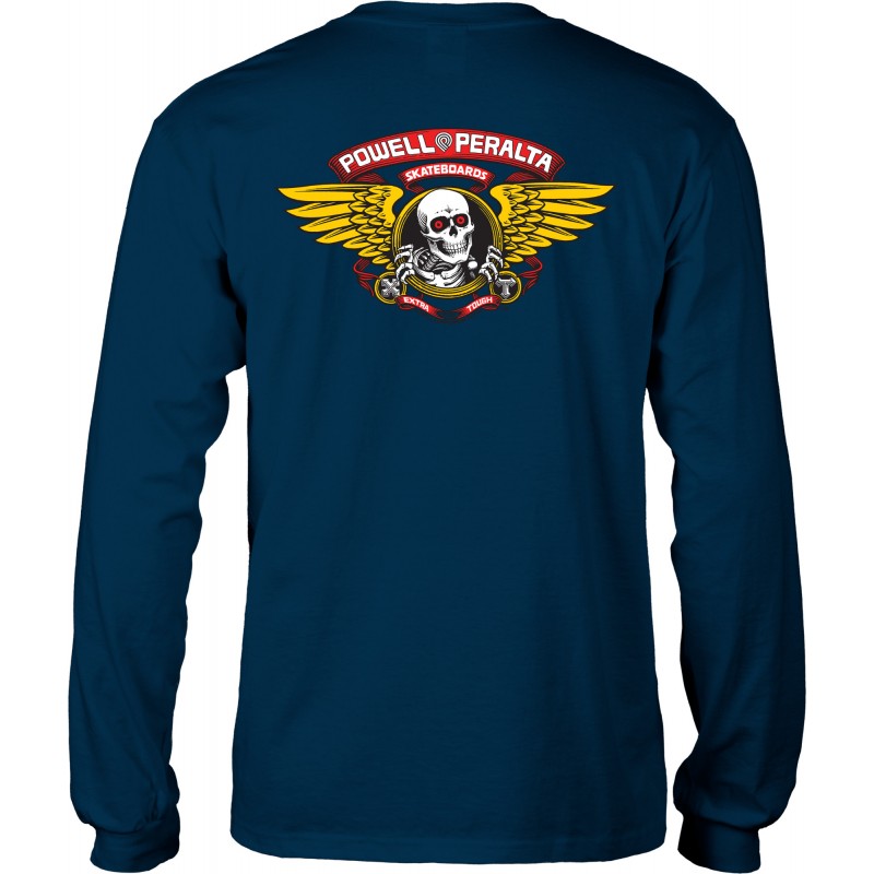 Longsleeve Powell Peralta Winged Ripper - Navy