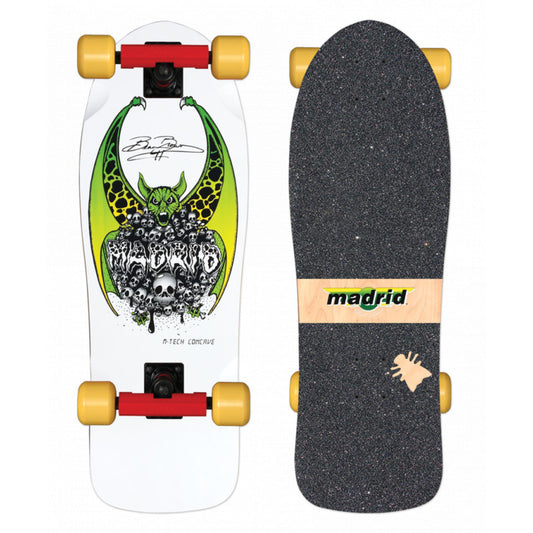 Madrid Beau Brown White Complete Skateboard 31"