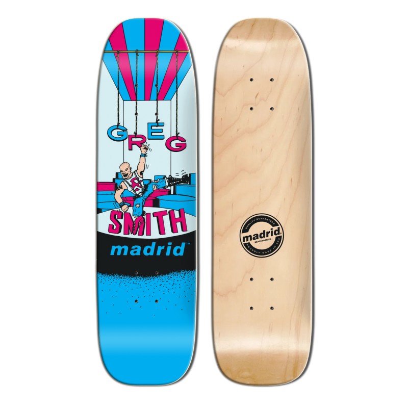 Madrid Greg Smith Punk Freestyle Old School Skateboard Deck 7.25"
