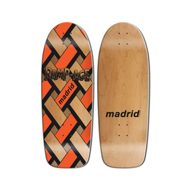 Madrid Original OG Rampage Old School Skateboard Deck 9.5"