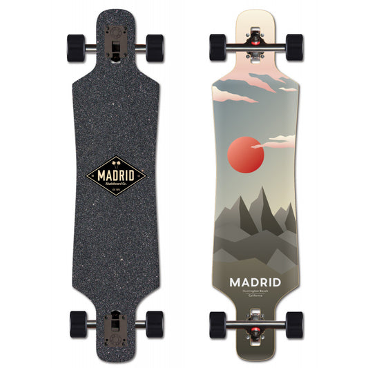 Madrid Spade Drop Trough Luna Complete Longboard 39 "