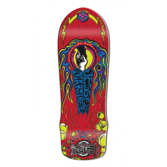 Madrid X SMA Limited Edition Jesse Martinez Hand Shake Red Skateboard Deck 10"