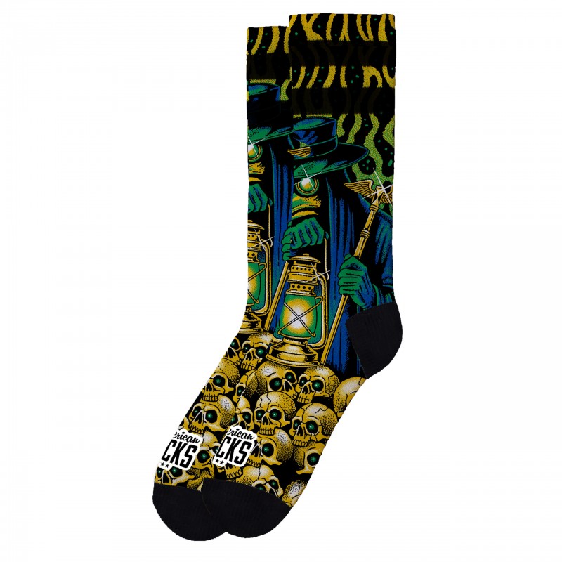 Meias American Socks Black Plague - Mid High