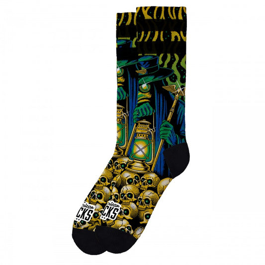 American Socks Black Plague Socks - Mid High