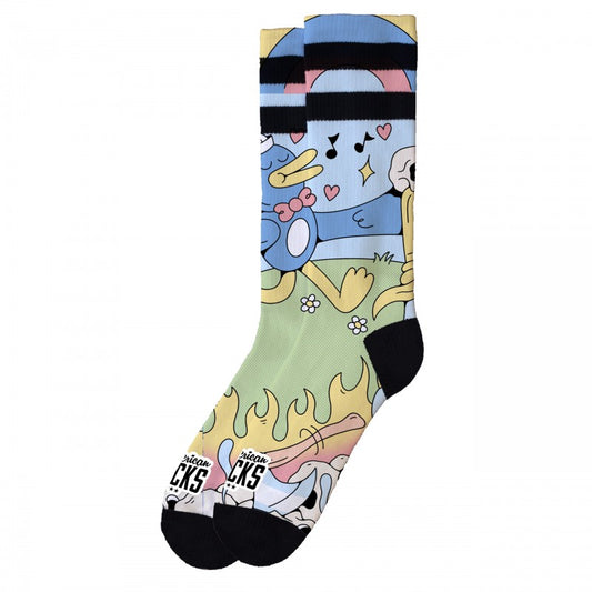 American Socks Cute Chaos Socks - Mid High