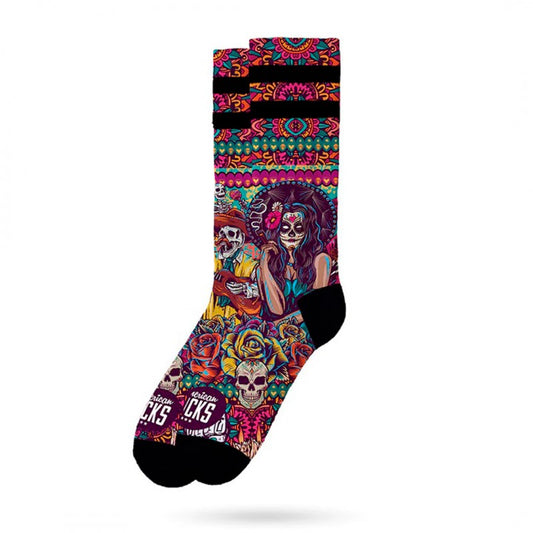 American Socks Dia de Los Muertos Socks - Mid High