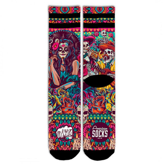 American Socks Dia de Los Muertos Socks - Mid High