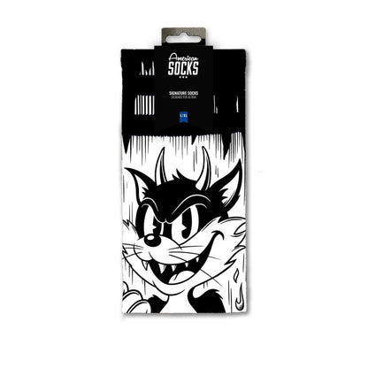 American Socks Evil Cat Socks – Mid High