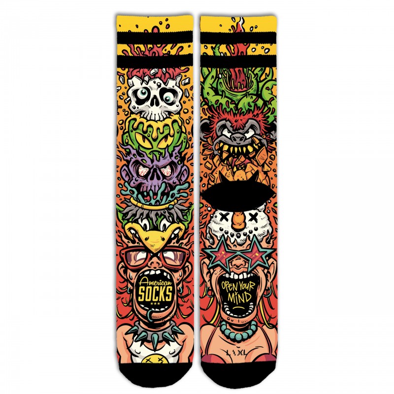 Meias American Socks Open your Mind - Mid High