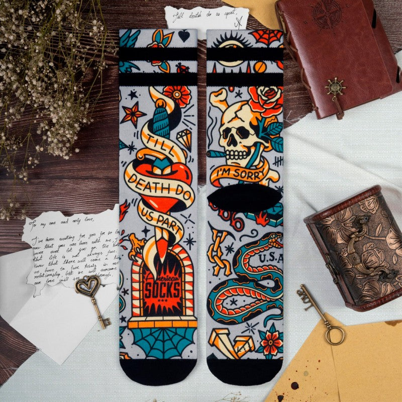 Meias American Socks Till Death Do Us Part - Mid High