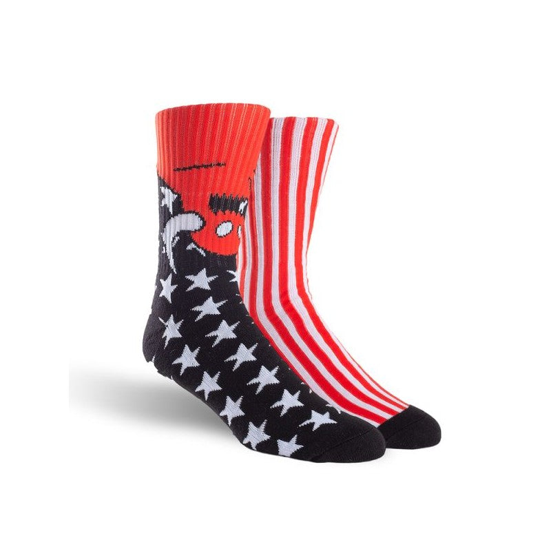 Meias Toy Machine American Monster - Preto