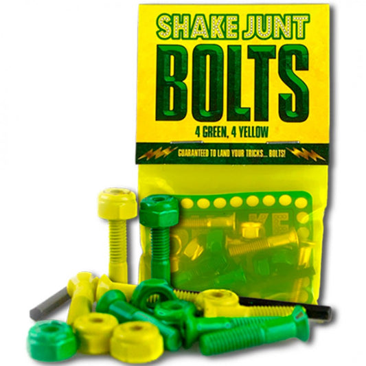 Parafusos Shake Junt Bag-O-Bolts 4 Green 4 Yellow Allen - 1.0"