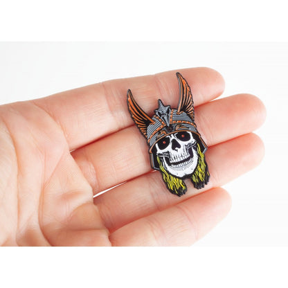 Powell Peralta Andy Anderson Skull Pin - 1.625"
