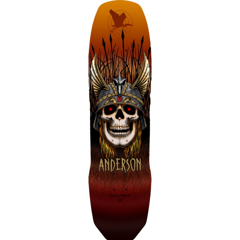 Powell Peralta Andy Anderson Heron '2' 7-Ply Maple Rust Skateboard Deck 8.45"