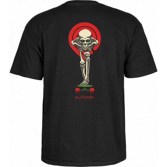 T-Shirt Powell Peralta Tucking Skeleton Black