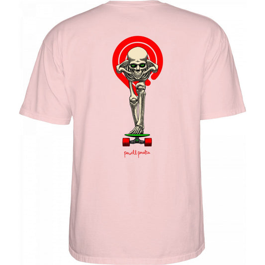 T-Shirt Powell Peralta Tucking Skeleton Light Pink