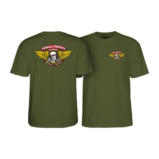 T-Shirt Powell Peralta Winged Ripper - Military Green